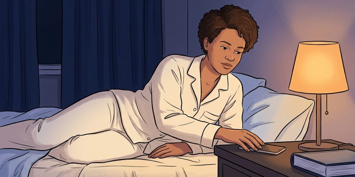 Apagar as telas uma hora antes de dormir e manter o quarto totalmente escuro faz diferença