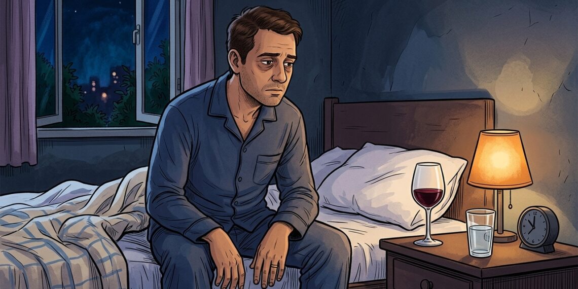 O álcool melhora ou piora a qualidade do sono em adultos?