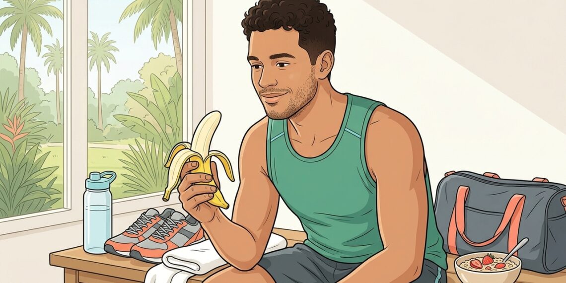Como usar a banana antes do exercício para melhorar o desempenho físico