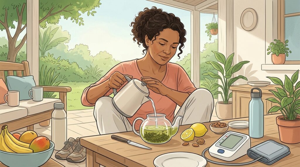 Como usar o chá verde para apoiar o controle do peso e proteger o coração
