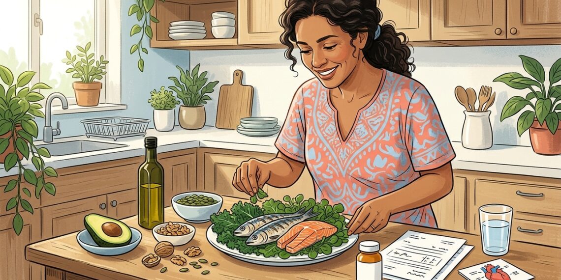 É assim que o ômega-3 e a vitamina E, tomados em conjunto, afetam a saúde do nosso coração