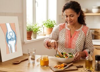 Qual o efeito do consumo diário de cúrcuma na inflamação do corpo e na dor articular em adultos com desconforto crônico?