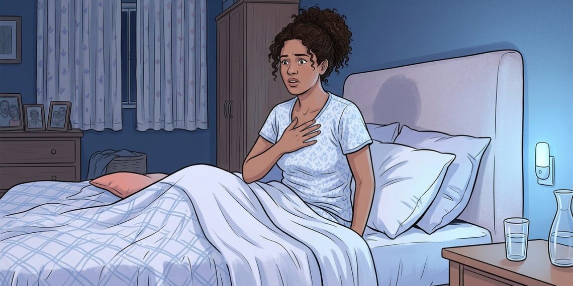 Você às vezes acorda durante a noite com falta de ar?
