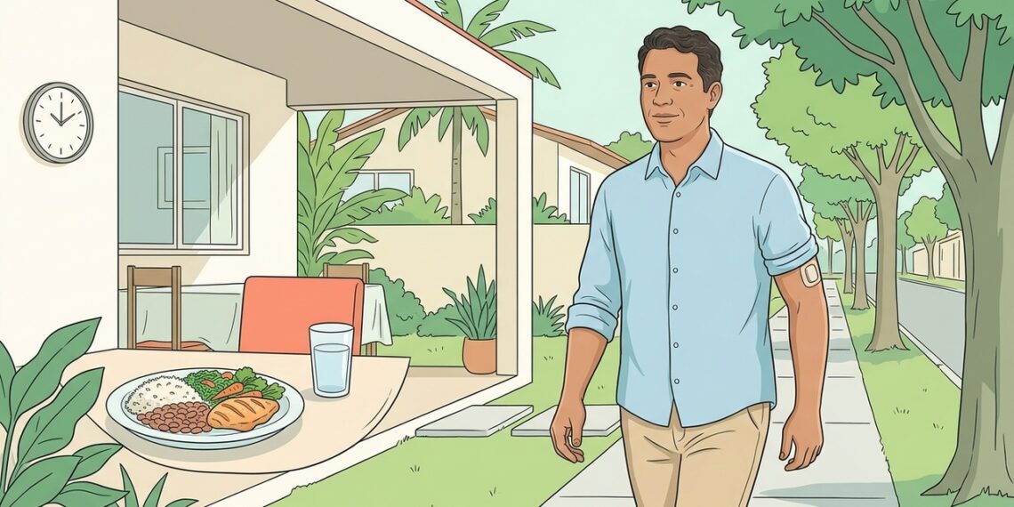 O hábito simples depois das refeições que pode reduzir picos de glicose em poucos minutos
