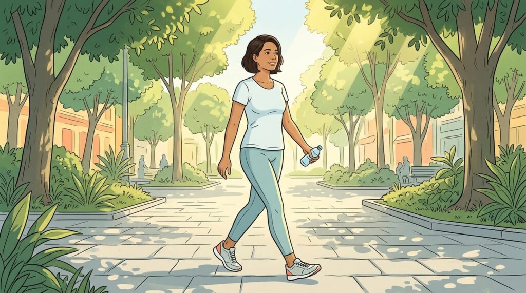 Após 30 minutos de caminhada, o corpo começa a liberar hormônios ligados ao bem-estar