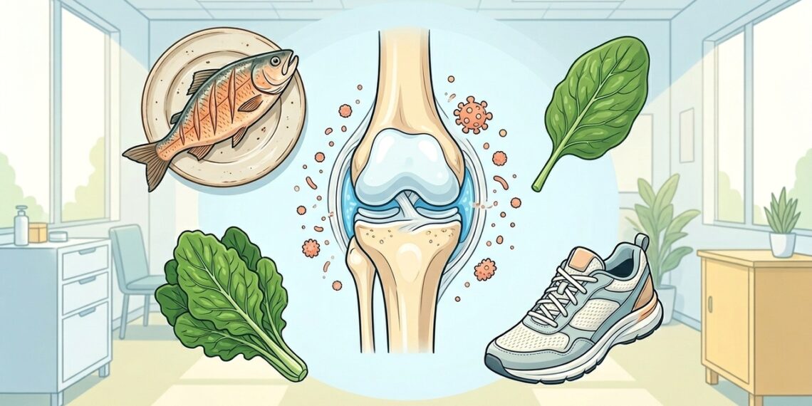 As dores articulares frequentes não se devem apenas ao desgaste, mas sim à inflamação silenciosa causada por alimentação inadequada e sedentarismo