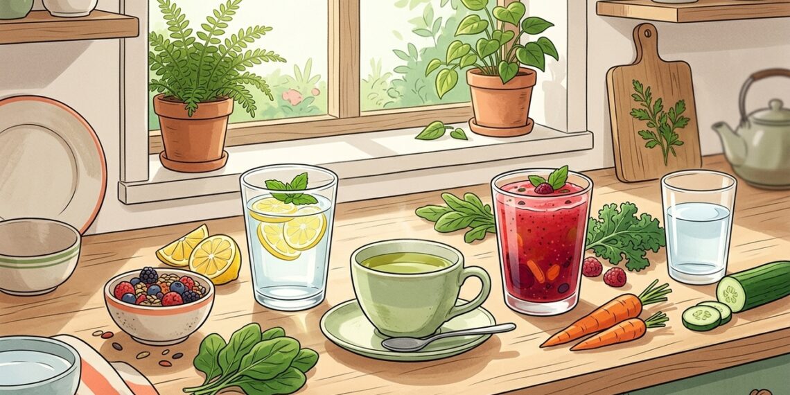 O que consumir em jejum para auxiliar na limpeza da pele de forma natural e segura?