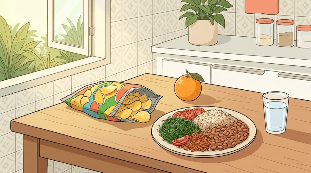 Quantas calorias você consome não é tão importante quanto a qualidade dos alimentos