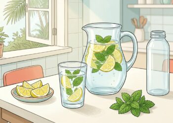 Um tipo de água aromatizada que ajuda os rins a melhorar a hidratação e a função renal naturalmente