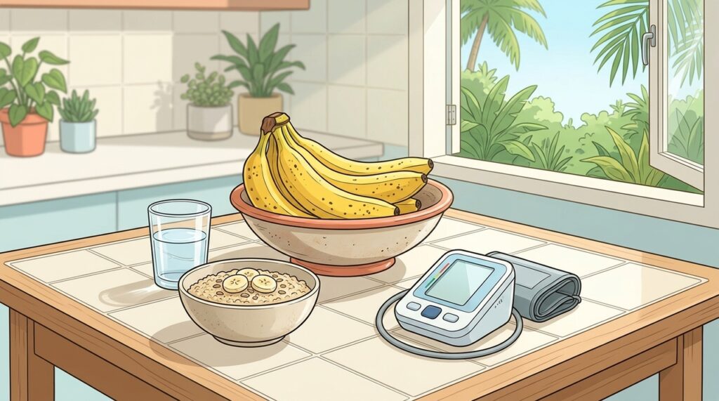 A banana traz benefícios para pacientes com pressão alta?