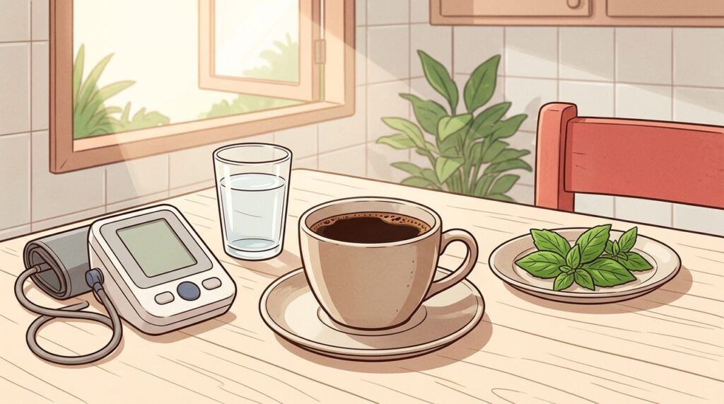 O café melhora ou piora a pressão arterial em hipertensos?