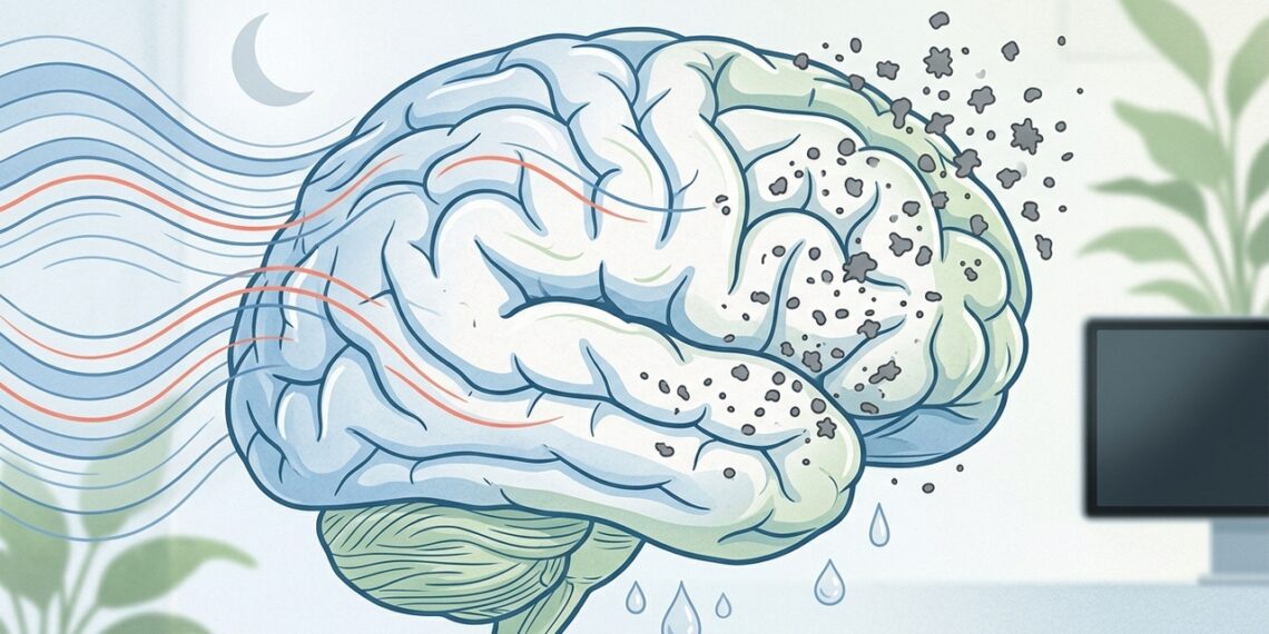 A névoa mental persistente não se deve apenas ao cansaço, mas sim à inflamação cerebral causada por privação de sono e excesso de estímulos digitais