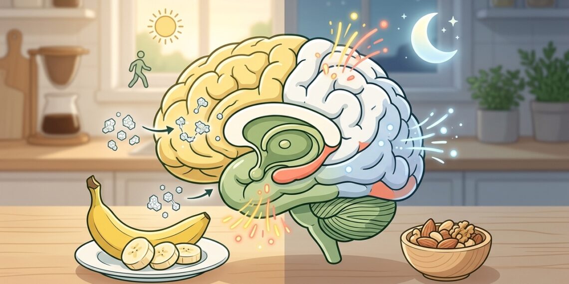 Alimentos que aumentam a serotonina: o que comer para melhorar o humor e dormir melhor
