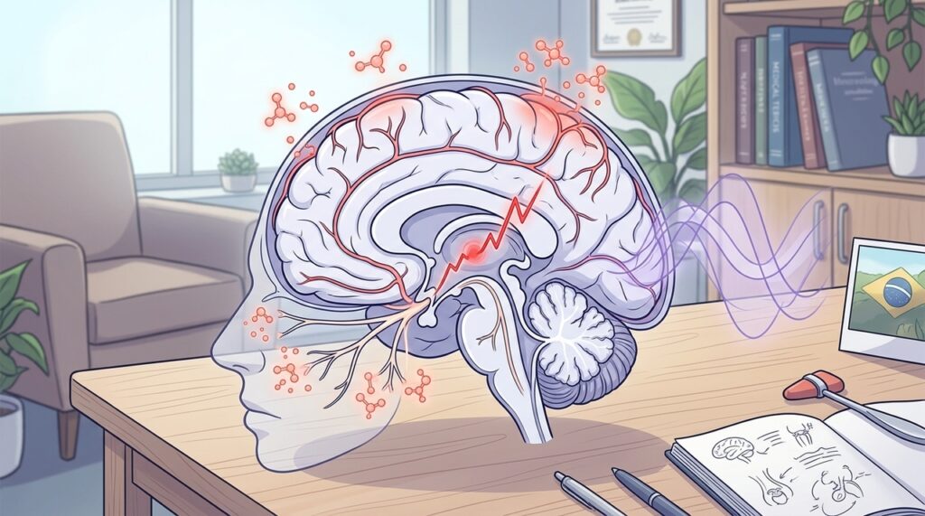A enxaqueca recorrente não se deve apenas ao estresse, mas sim à hiperativação do nervo trigêmeo causada por desequilíbrios neuroquímicos