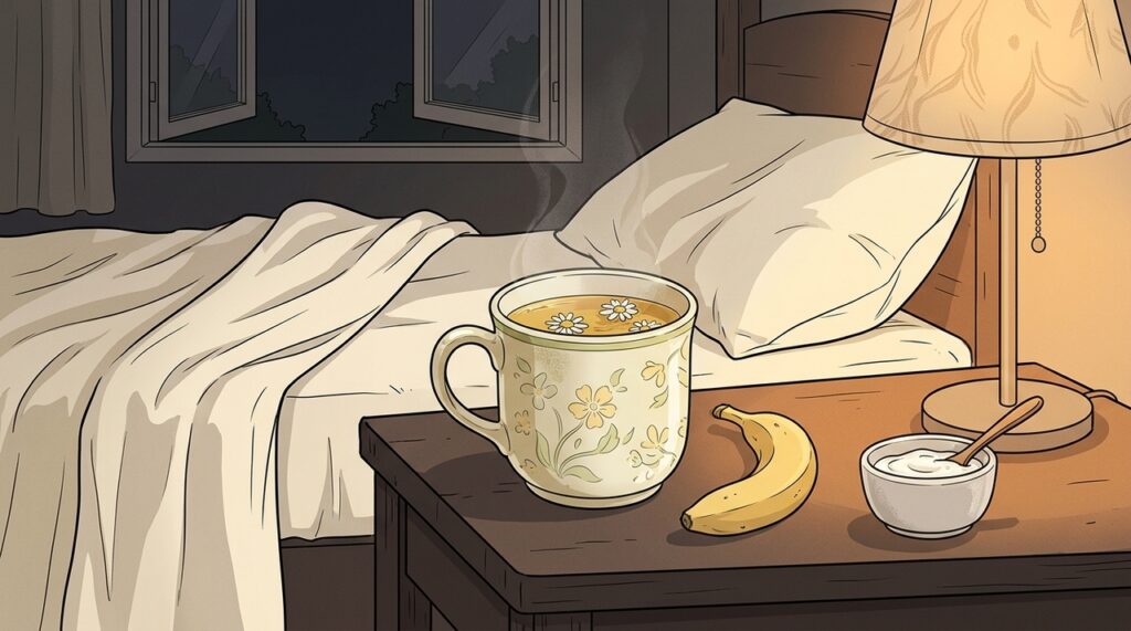 O que consumir antes de dormir para auxiliar a digestão durante a noite de forma natural e segura?
