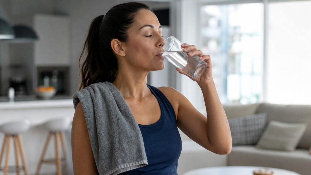 Suar durante exercícios é normal, mas não deve ser tratado como método de eliminação de microplásticos.