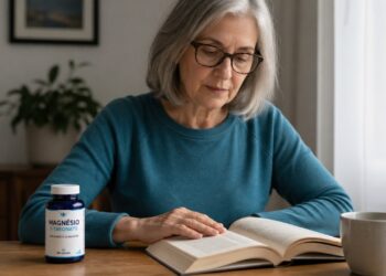 O magnésio L-treonato é estudado como suporte nutricional para memória e função cerebral em adultos mais velhos.
