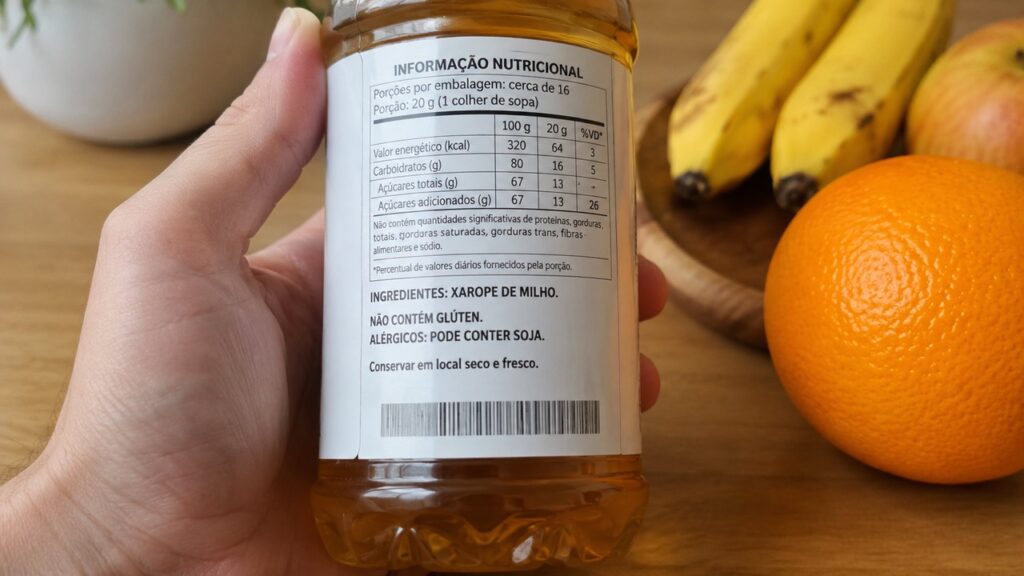 Ler rótulos facilita evitar fontes escondidas de frutose adicionada no dia a dia.