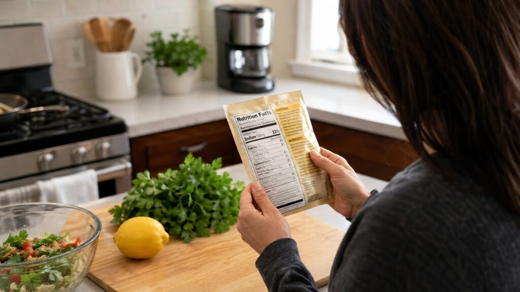 Comparar rótulos e usar temperos naturais ajuda a diminuir o excesso de sódio na alimentação.
