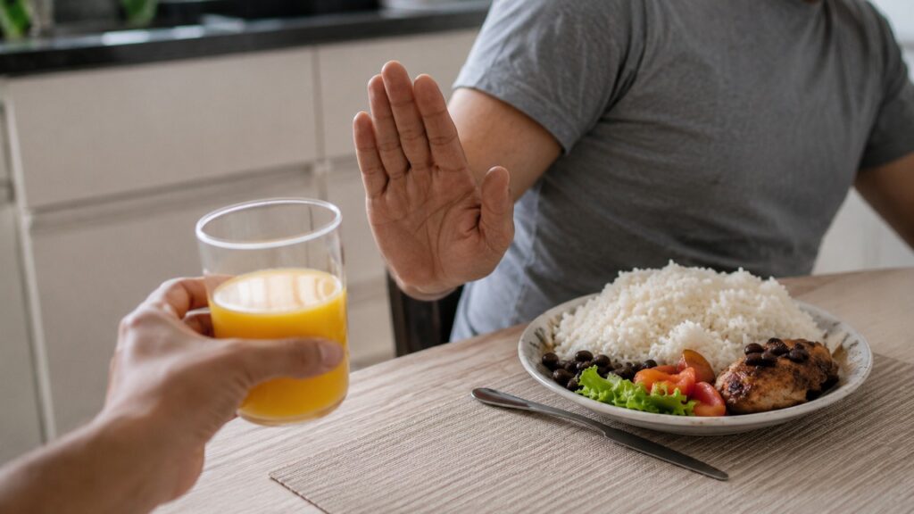 Grandes porções de carboidratos e bebidas açucaradas podem prolongar o pico de glicose.