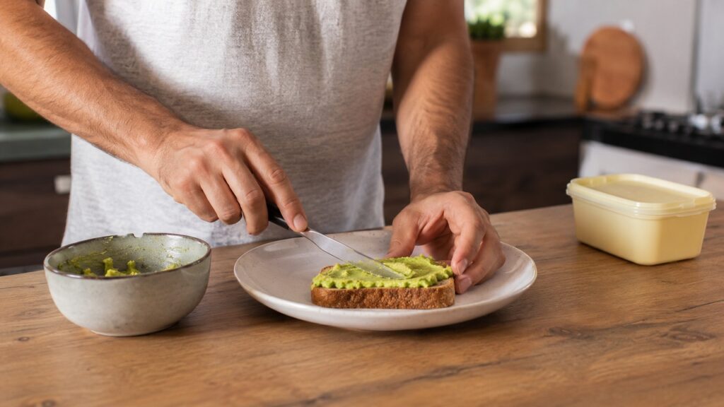 Usar abacate no lugar de opções mais gordurosas pode melhorar a qualidade da dieta.