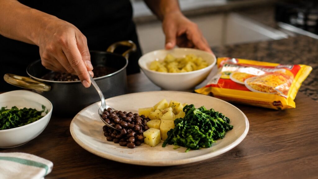 Alimentos frescos e ricos em potássio ajudam a reduzir o peso do sódio escondido na rotina.