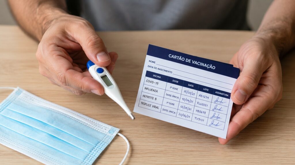 Febre, sintomas respiratórios e vacinação orientam os primeiros cuidados diante da suspeita de sarampo.
