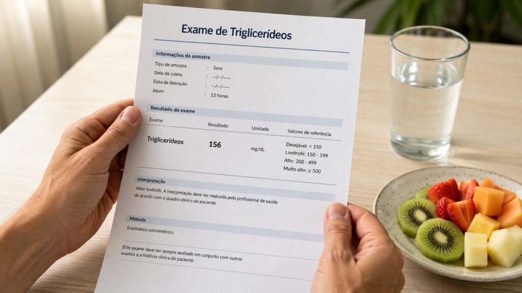 Acompanhar triglicerídeos ajuda a entender se o jejum está trazendo benefícios além do peso.