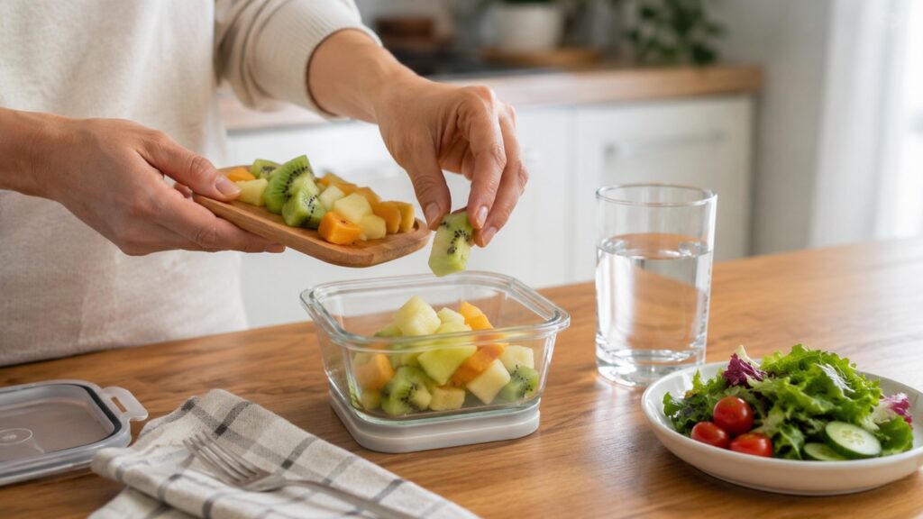 Distribuir frutas e vegetais nas refeições ajuda a transformar o cuidado com o sono em hábito diário.