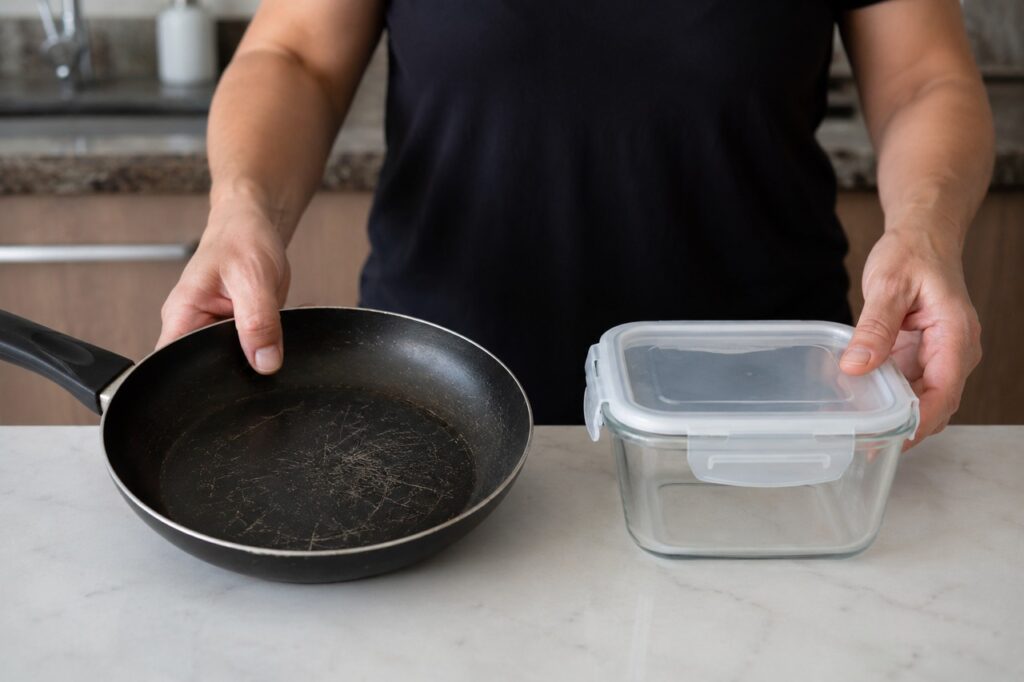 Reduzir fontes evitáveis de PFAS pode fazer parte do cuidado com a saúde metabólica.
