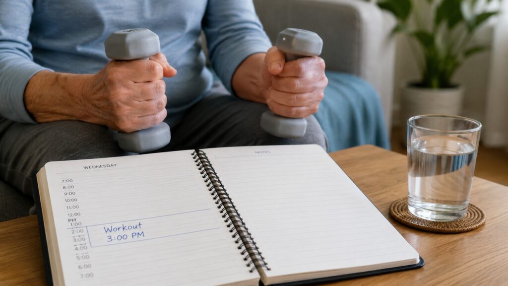 Planejar a musculação em horários adequados pode favorecer o descanso sem deixar o corpo acelerado à noite.