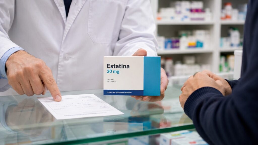 A troca de estatina deve ser orientada para preservar a dose correta e o controle cardiovascular.