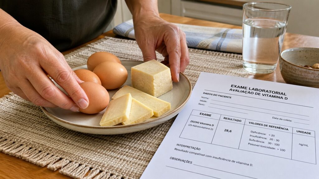 Exames e alimentação ajudam a orientar o uso seguro de nutrientes ligados ao cálcio.