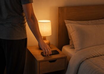 Deixar o celular de lado antes de dormir ajuda o corpo a entrar no ritmo natural do sono.