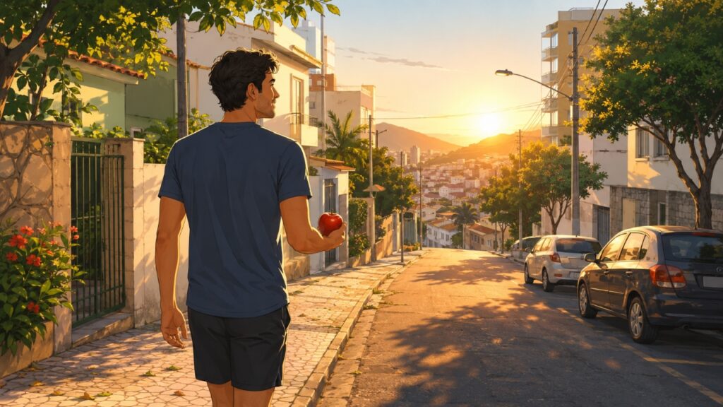 Caminhar pela manhã pode reduzir os picos de açúcar no sangue ao longo do dia.