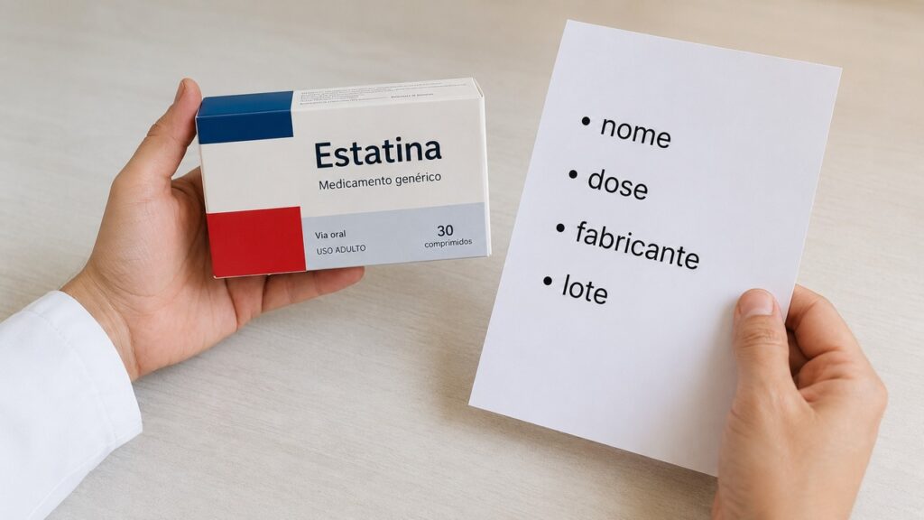 Verificar nome, dose, fabricante e lote ajuda a agir com segurança diante de um recolhimento.
