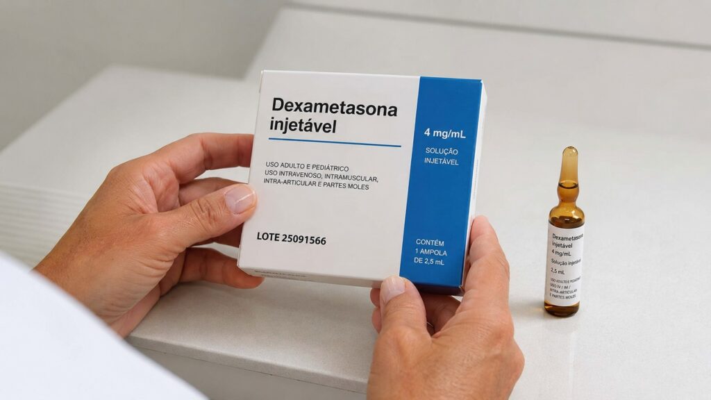 Conferir o lote da dexametasona ajuda a identificar se o produto está envolvido no recolhimento.