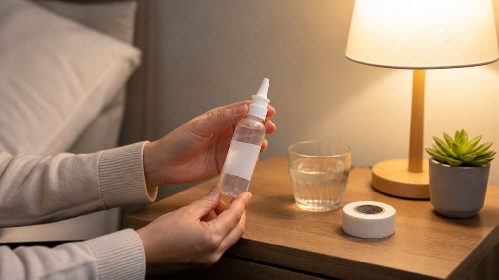 Melhorar a passagem de ar pelo nariz é uma etapa importante antes de qualquer prática noturna.