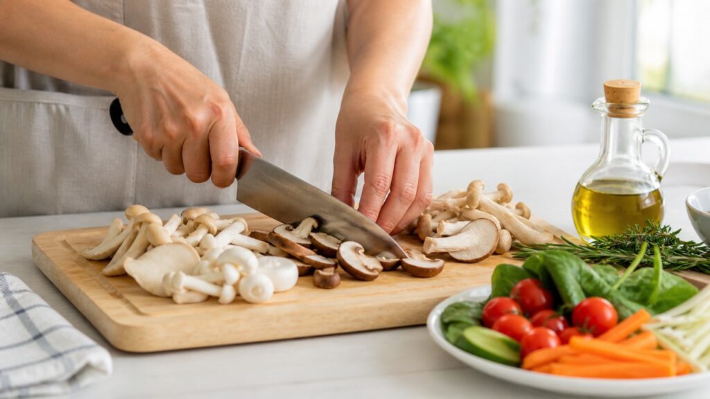 Incluir cogumelos na rotina pode somar antioxidantes à alimentação voltada para a saúde cerebral.