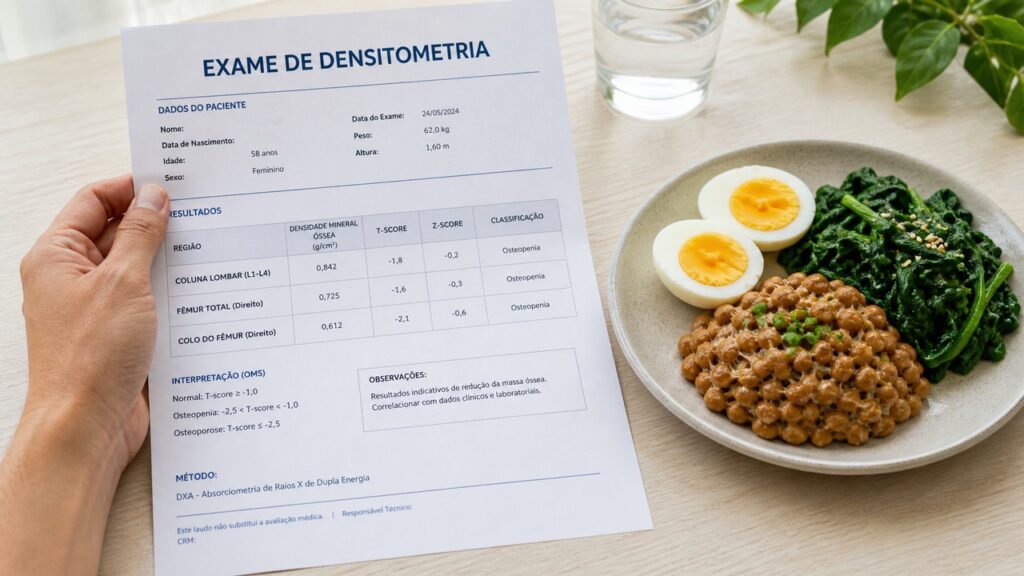 Exames e alimentação adequada ajudam a avaliar o cuidado com ossos e calcificação vascular.