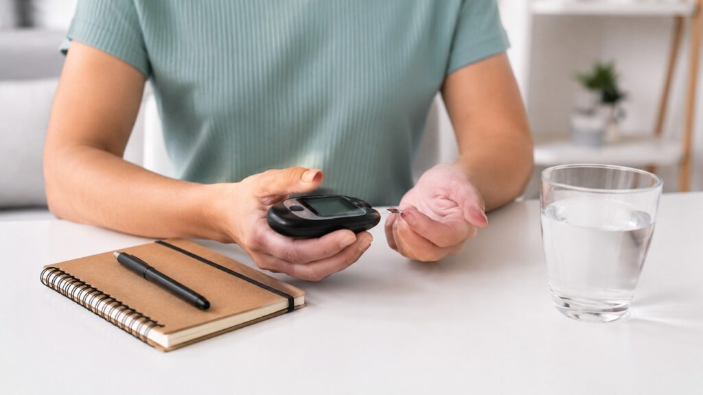Monitorar a glicose é uma forma de acompanhar fatores metabólicos que também podem influenciar a saúde do cérebro.