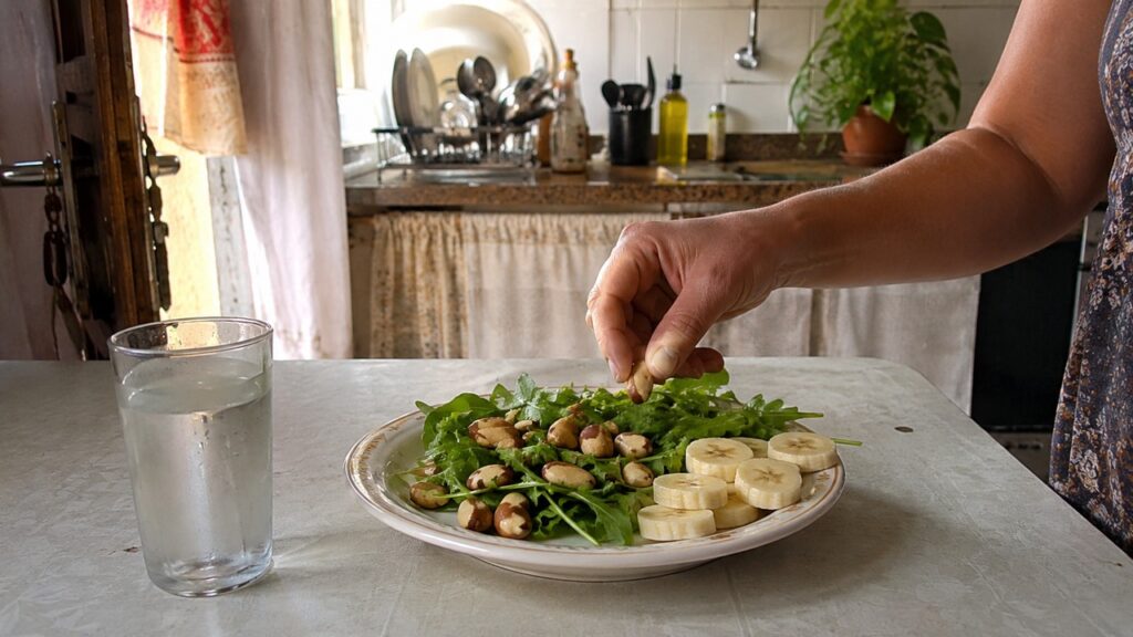 Alimentos vegetais ajudam a compor uma base nutricional ligada ao relaxamento e ao sono.