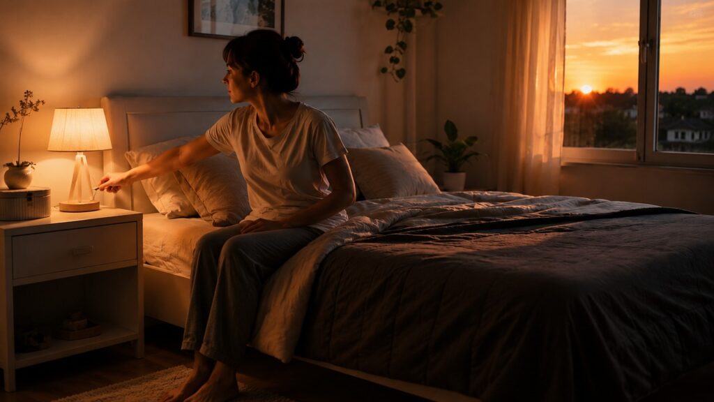 Reduzir luz artificial à noite favorece os sinais naturais de sono e recuperação.