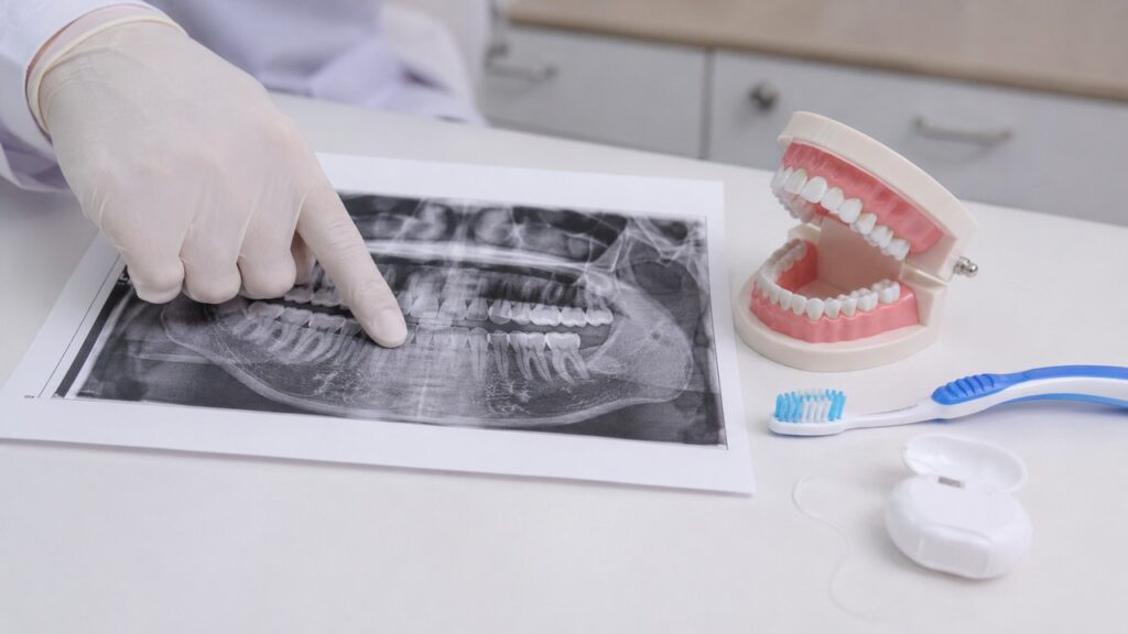A avaliação odontológica ajuda a identificar sinais de gengivite antes que a inflamação avance.