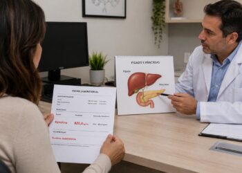 Ferritina alta persistente pode exigir investigação para proteger fígado, pâncreas e metabolismo.