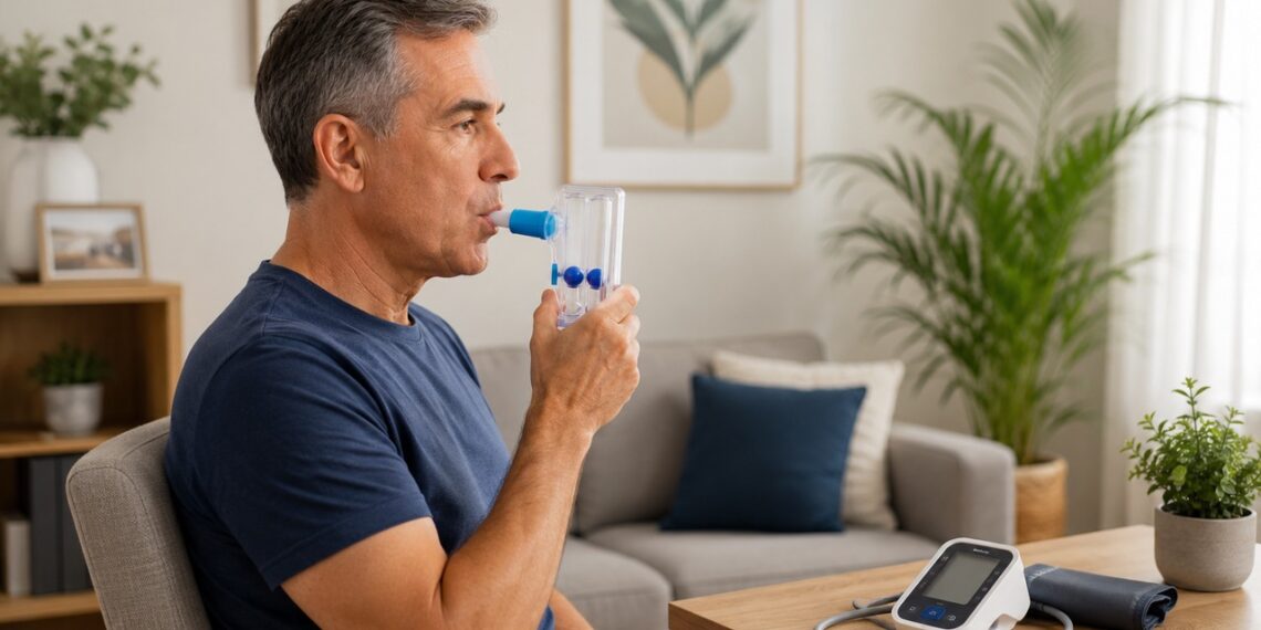 Treino respiratório breve pode apoiar o controle da pressão quando feito com orientação adequada.