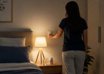 A glicina pode apoiar o início do sono ao favorecer o resfriamento natural do corpo.