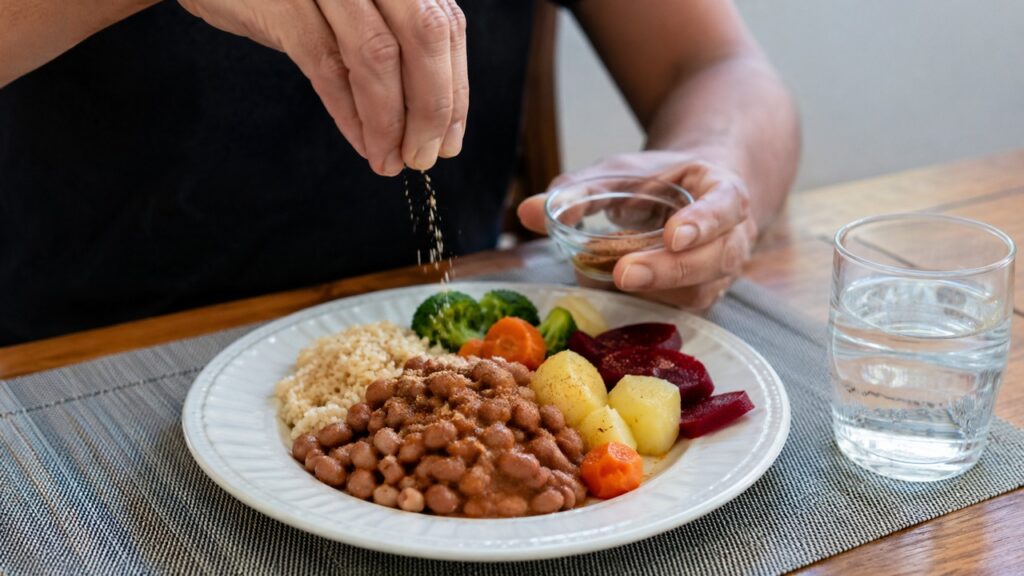 Usar cominho em refeições ricas em fibras pode ajudar no sabor e no controle glicêmico diário.