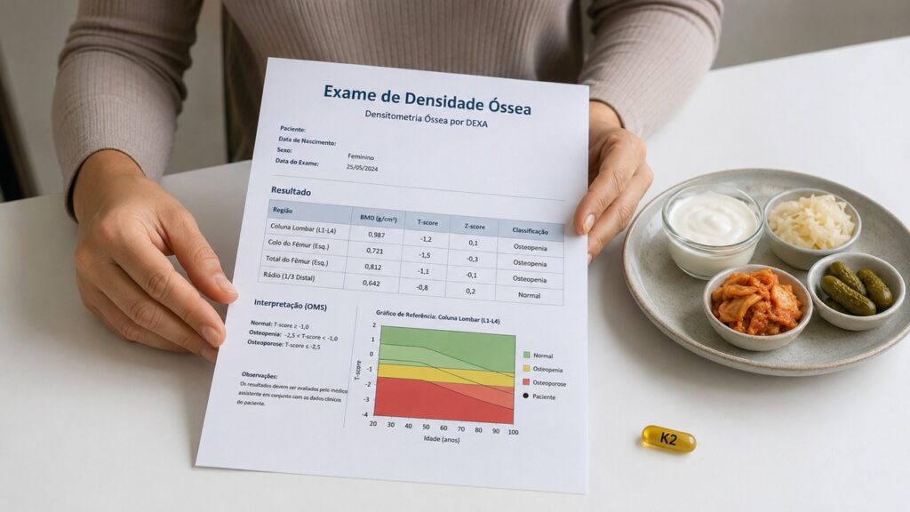 A suplementação de vitamina K2 deve considerar ossos, artérias, exames e uso de medicamentos.