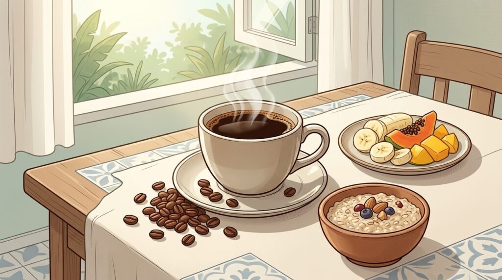 Quais os benefícios de beber café pela manhã para a saúde intestinal?